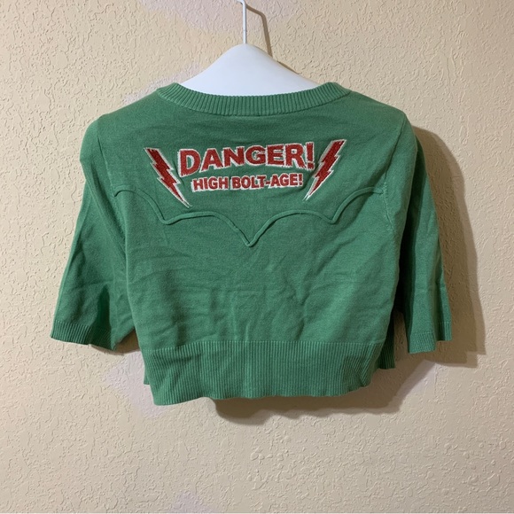 Torrid Bride of Frankenstein Sweater Shrug Button Down SOLD OUT - Picture 9 of 12